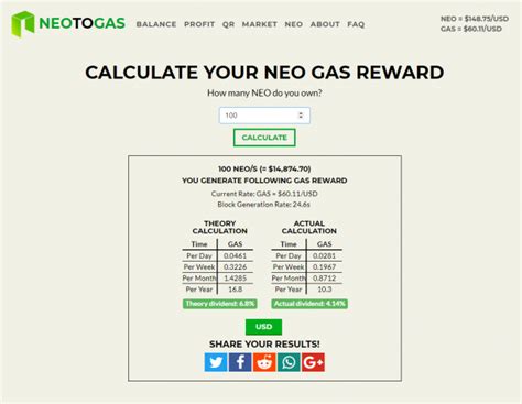 neo gas calculator|N3 gas reward calculator : r/NEO .